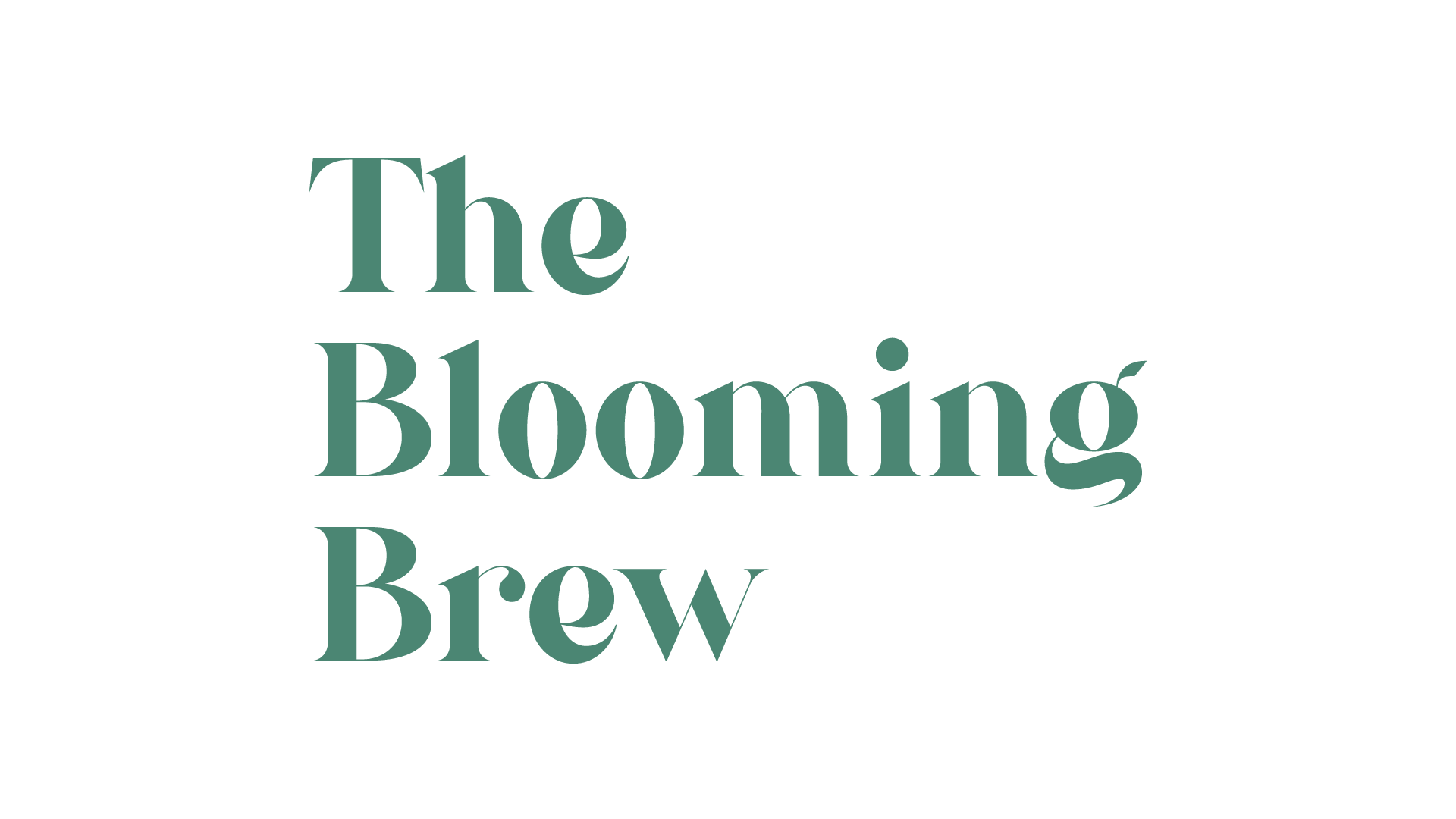 The Blooming Brew logo