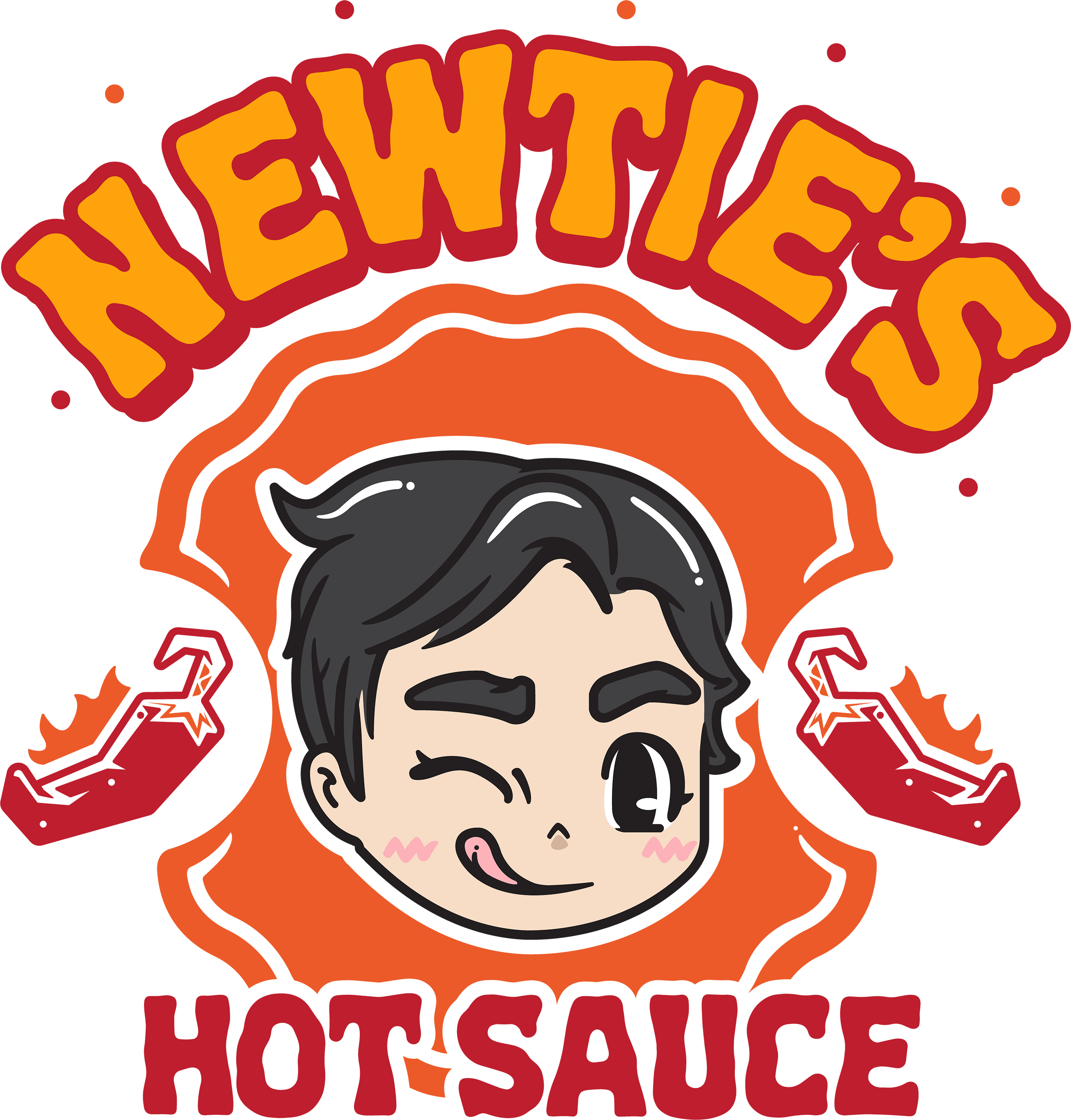 Newtie's Hot Sauce logo