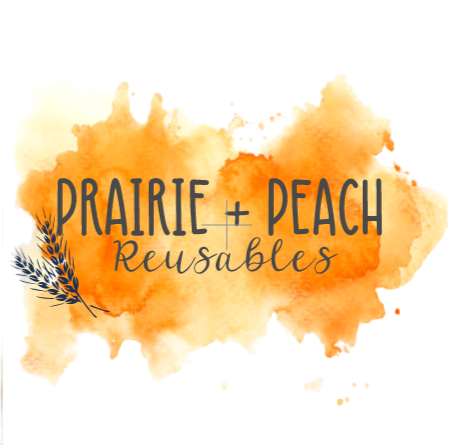 Prairie + Peach Reusables logo