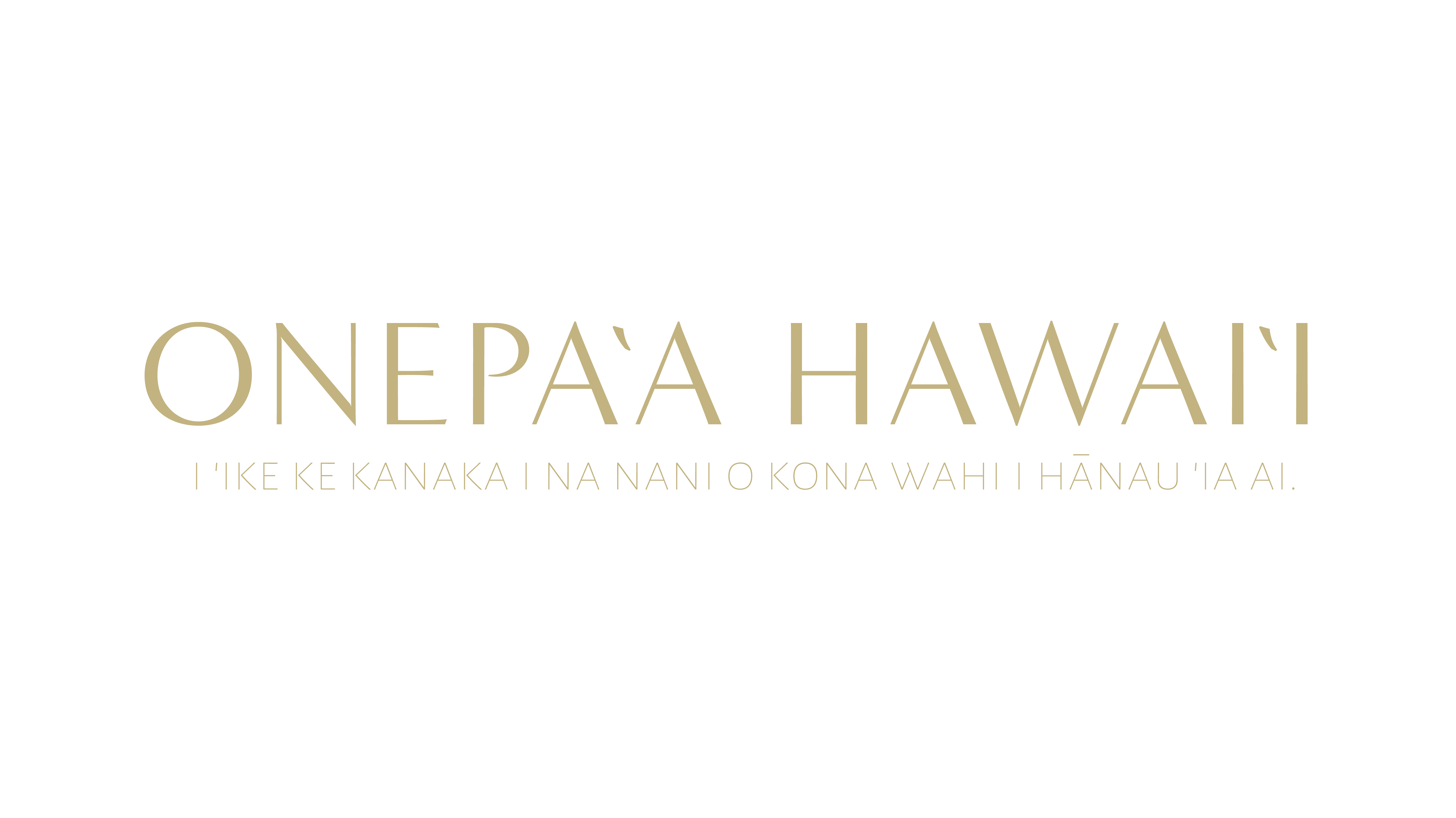Onepaʻa Hawaiʻi logo