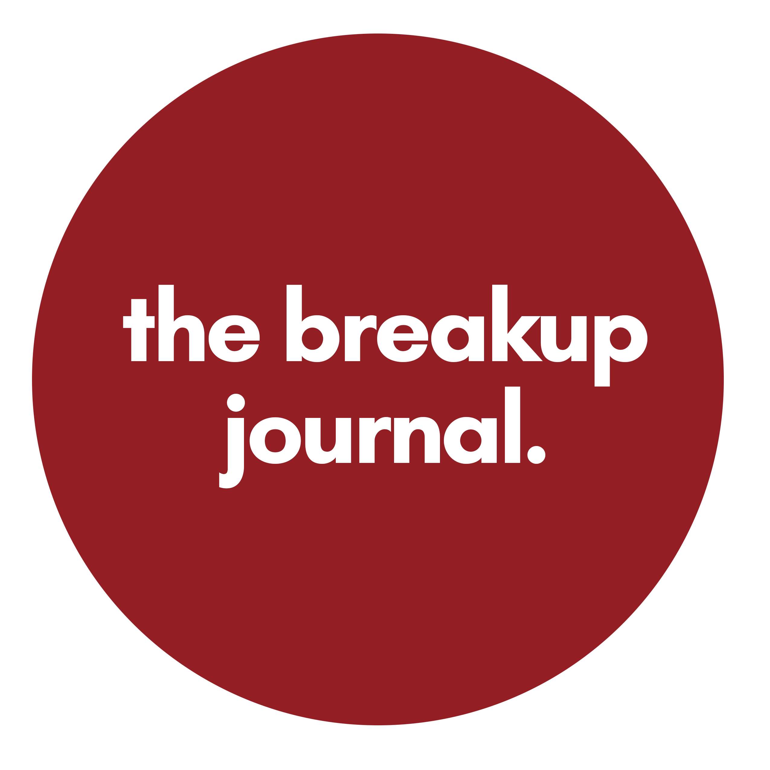 the breakup journal. logo
