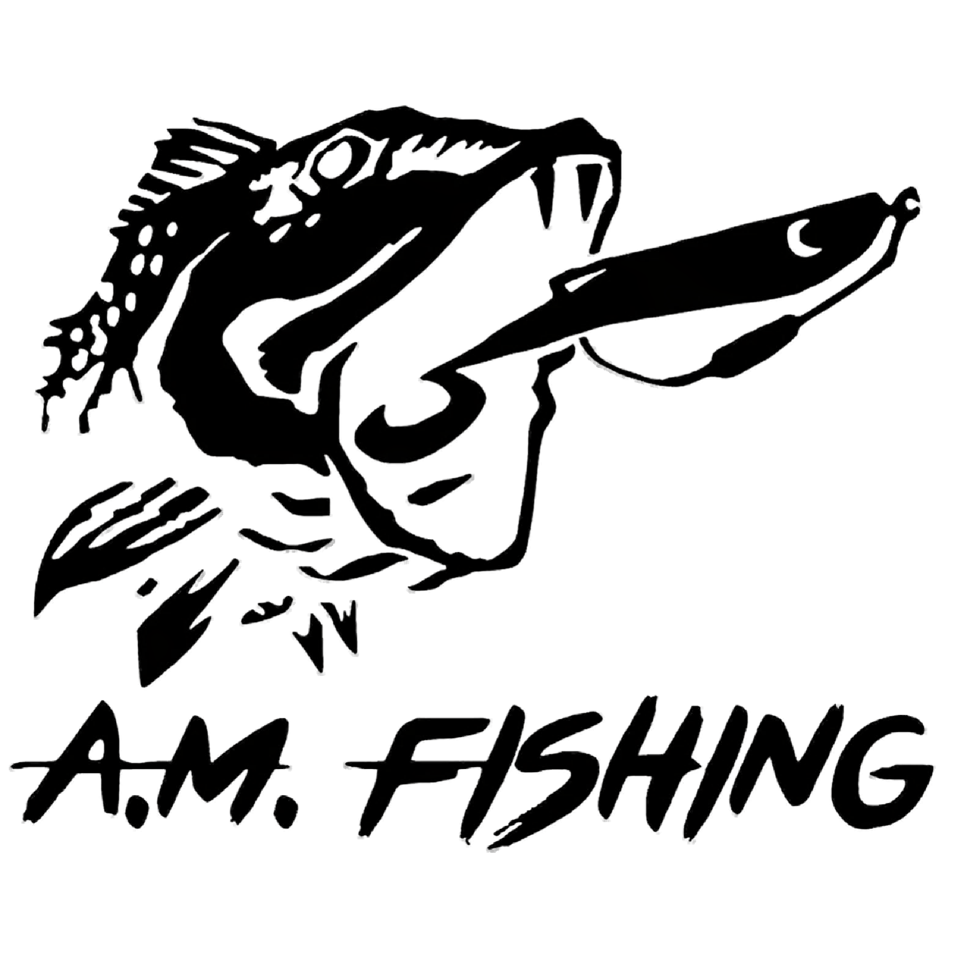 A.M. Fishing logo