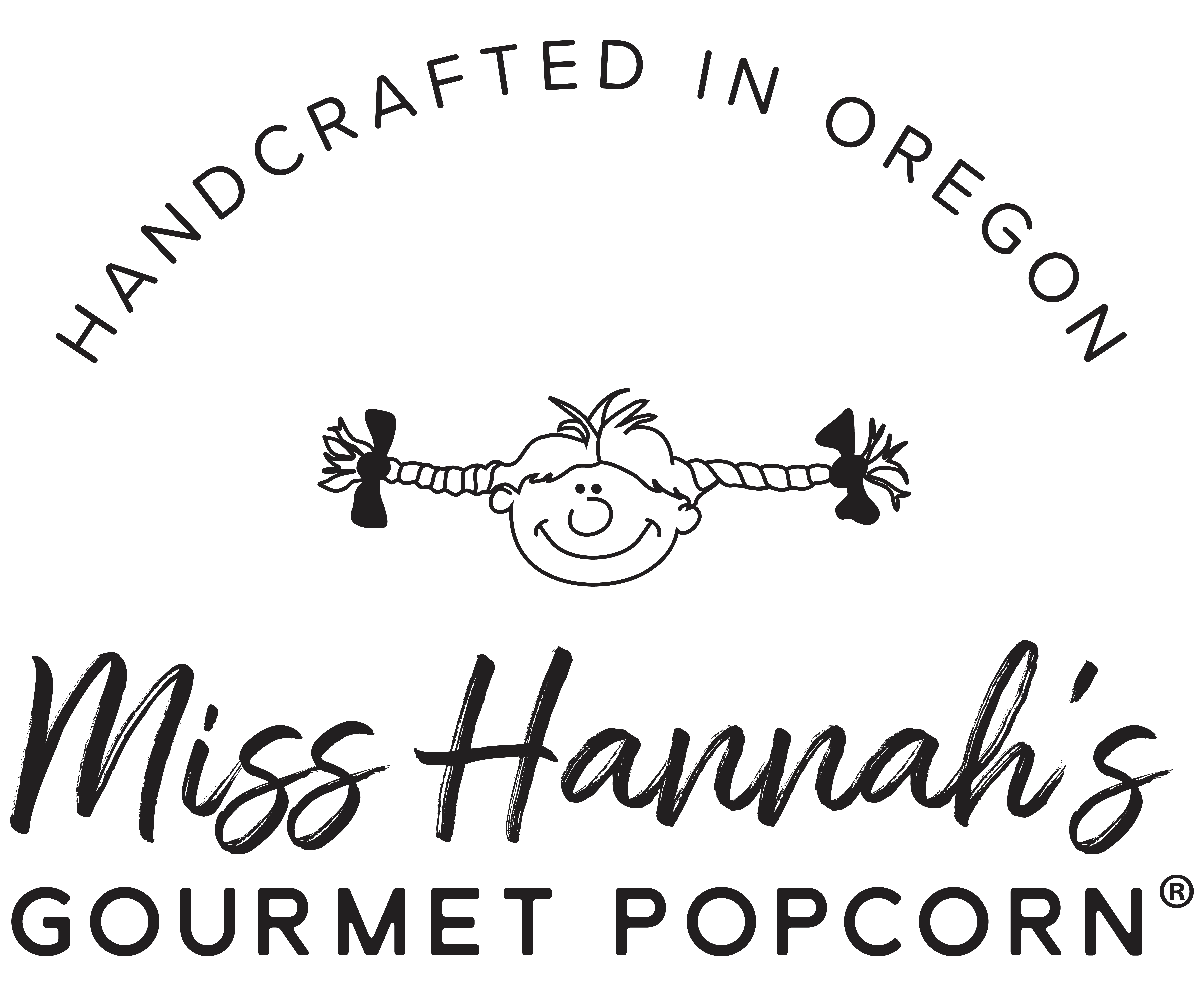 Miss Hannah's Gourmet Popcorn logo
