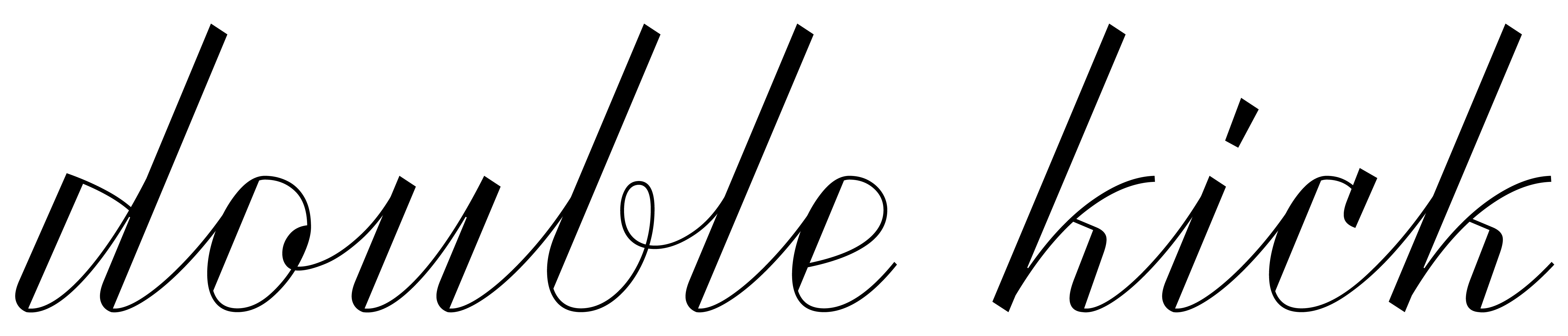 Double Kick logo