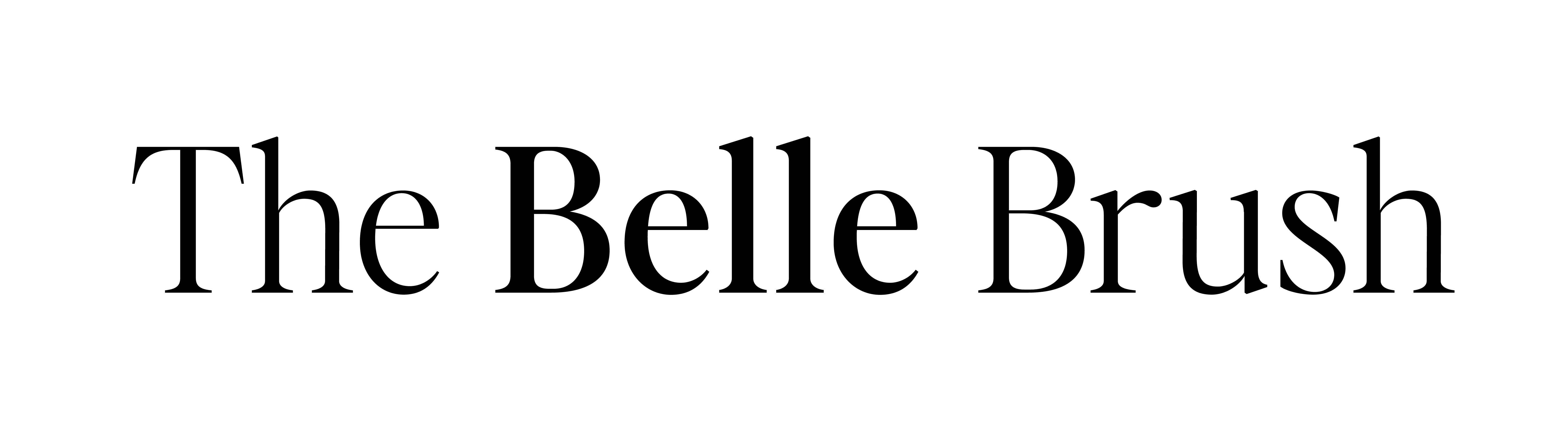 The Belle Brush logo