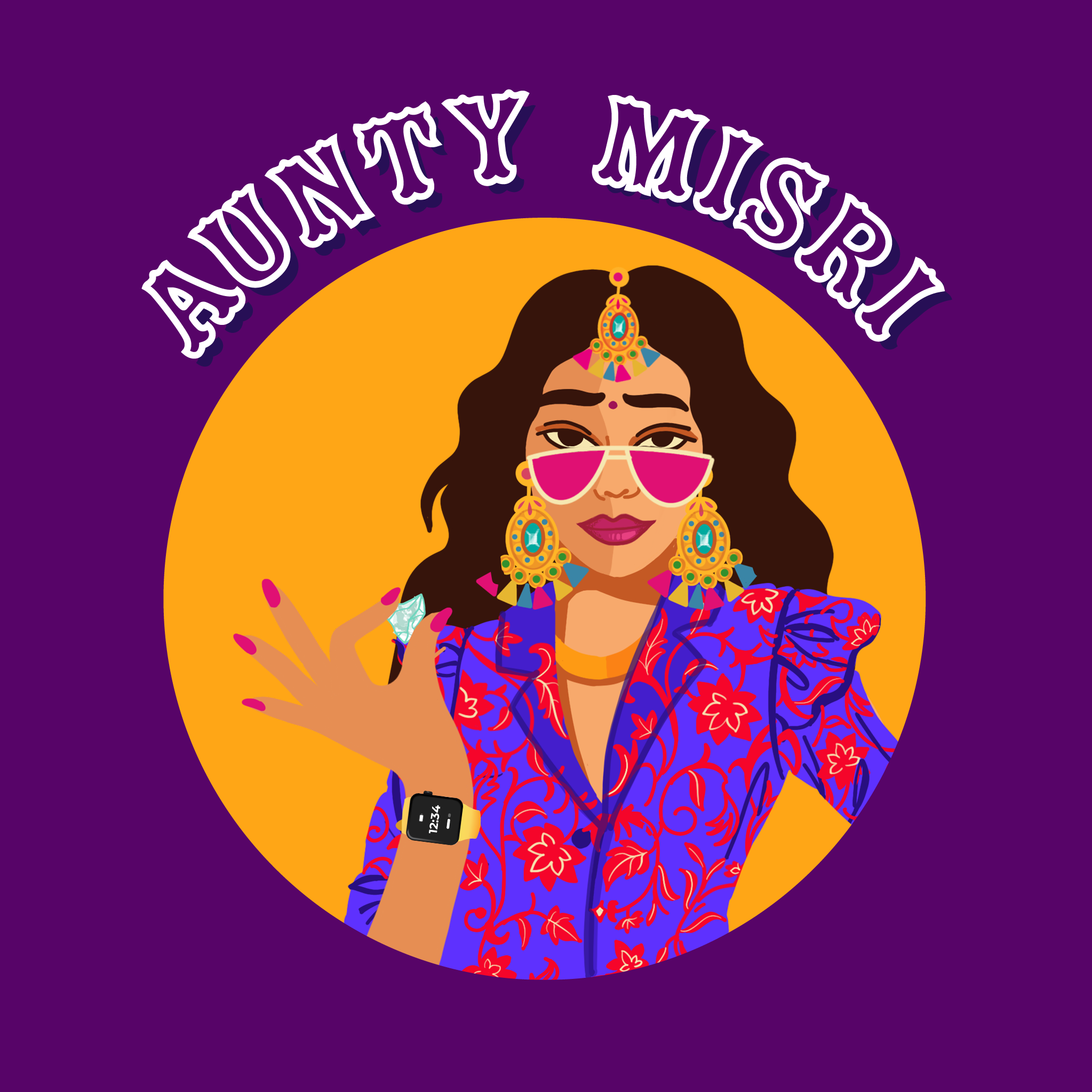 Aunty Misri logo