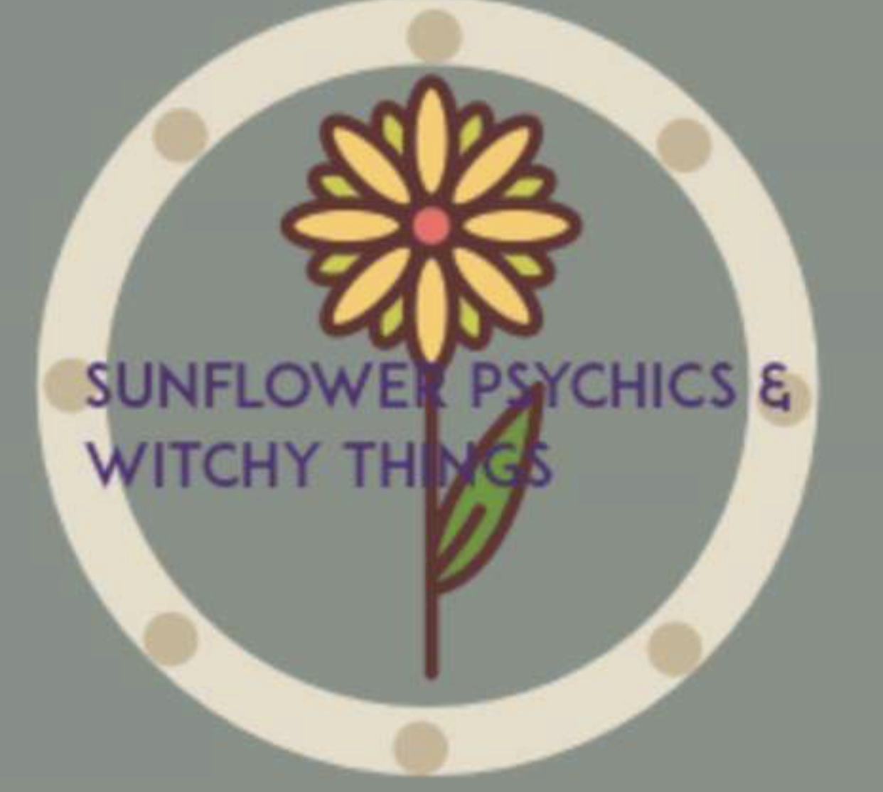 Sunflower Psychics and Witchy Things logo